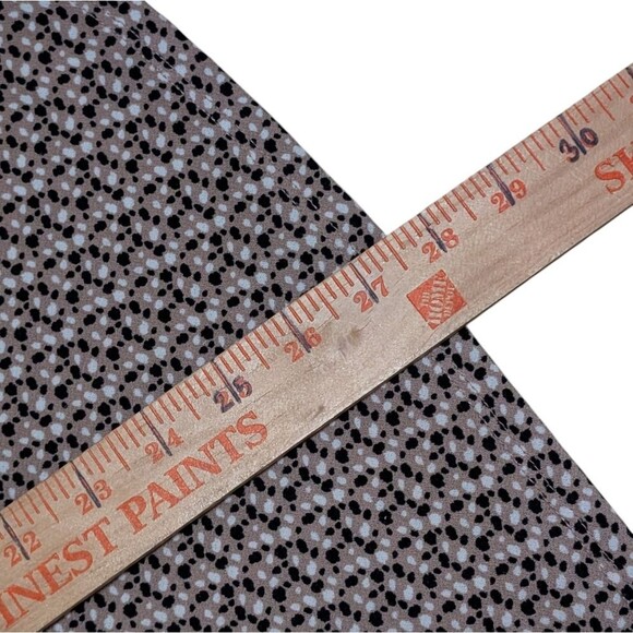 Adrianna Papell blouse women's size 1X polka dot ikat printed bubble sleeve top - Picture 5 of 10